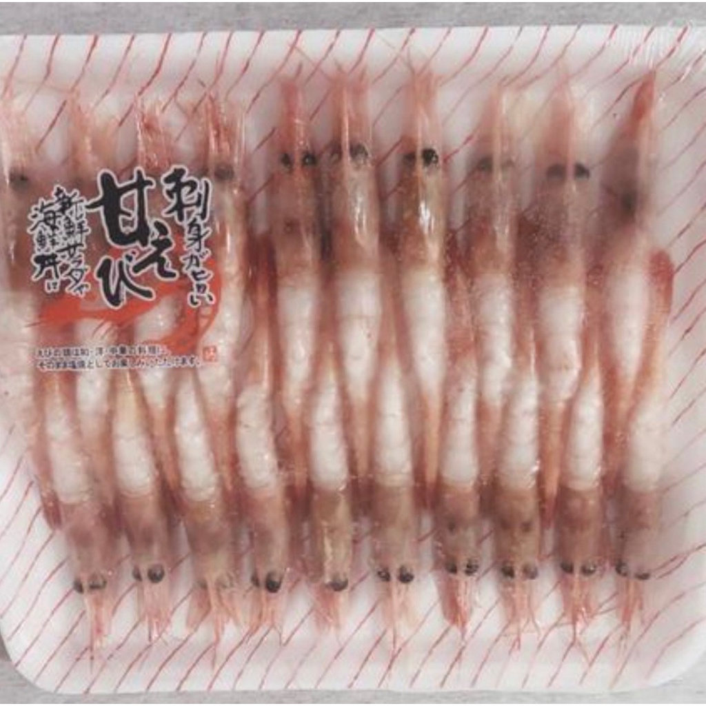 帶頭去殻甜蝦20p【豆賞魚鱻】海鮮/冷凍海鮮/甜蝦/帶殻甜蝦/生食級/生食級甜蝦