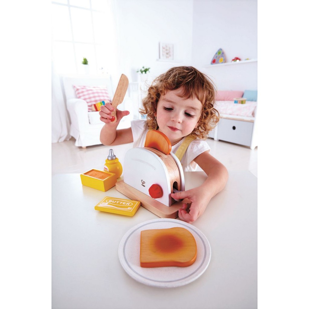 【愛噗噗】德國 Hape 烤吐司麵包機 SF00826 家家酒玩具 廚房玩具 玩具 廚房組