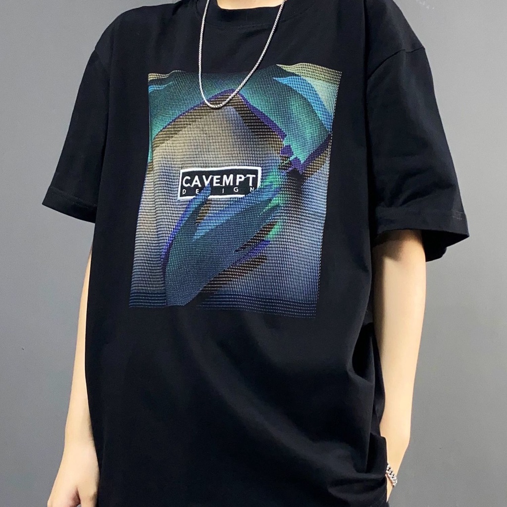 #P-🆕實拍🔥21SS CAVEMPT C.E CAV EMPT CE 漸變3D 幻影手掌 日系男女短袖T恤