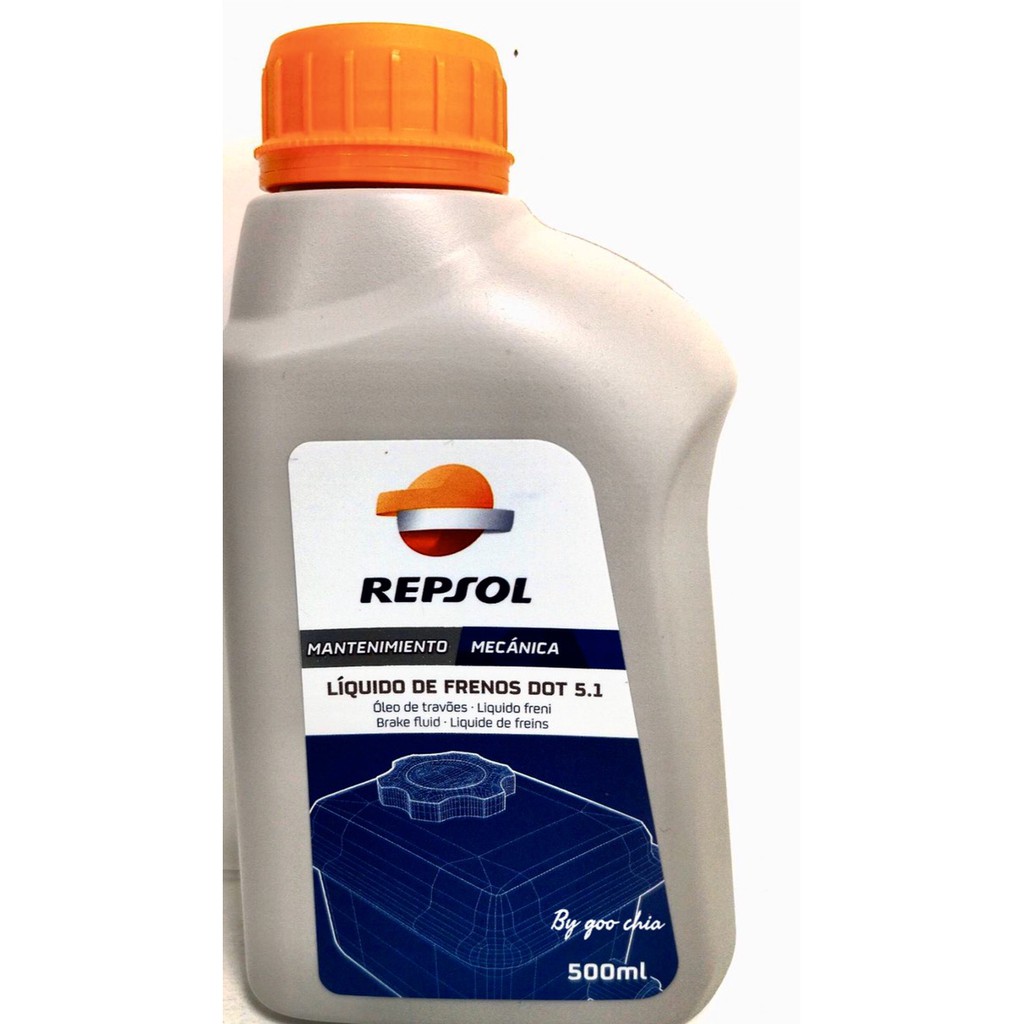 〔綠油油goo〕REPSOL LIQUIDO DE FRENOS DOT 5.1 煞車油 汽車