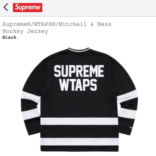Supreme / WTAPS Mitchell & Ness Hockey Jersey 世紀聯名球衣| 蝦皮購物
