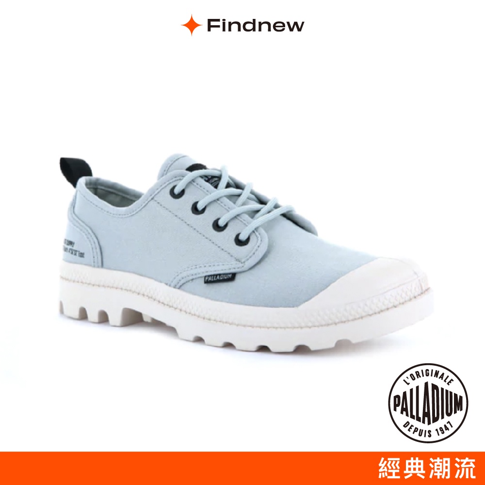 PALLADIUM PAMPA OX HTG SUPPLY環保柔軟系列帆布短靴 粉藍男女共款77358【Findnew】