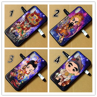 蘋果 Apple iPhone X IX Xs Q版神明 鋼化玻璃 手機殼 手機套 保護殼 保護套 防摔殼 殼 套