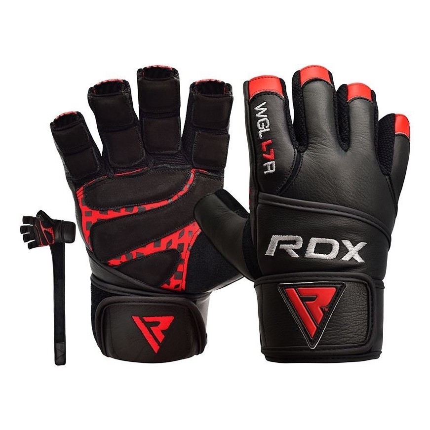【現貨】英國原裝 RDX   L7 高階皮專業舉重健美手套