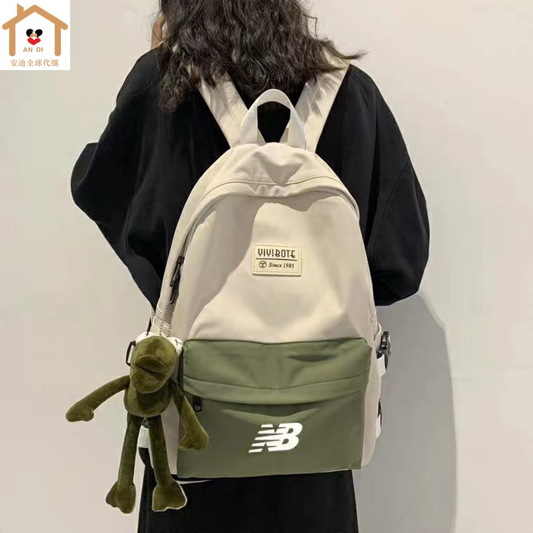 New Balance 紐巴倫男女雙肩包背包休閑單肩電腦包nb後背包大容量學生書包高品質情侶運動背包登山背 蝦皮購物
