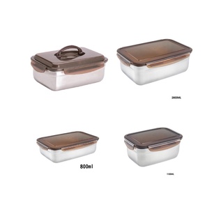 鍋寶316不鏽鋼保鮮盒保鮮、蒸烤、調理、解凍、醃漬一盒多用