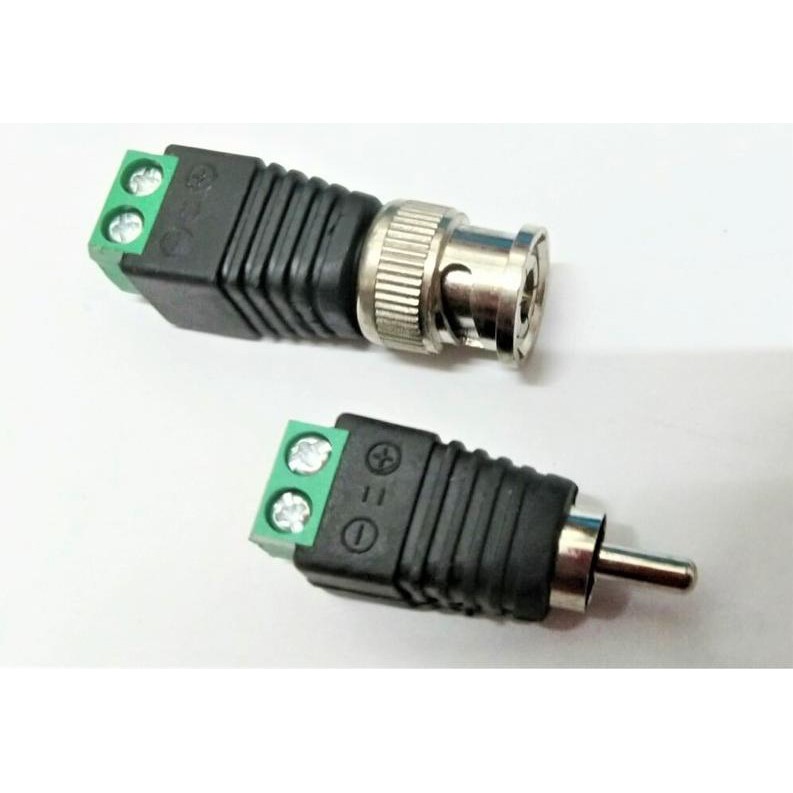 免焊 螺絲型 鎖線式 快速 快接 接線座 監視器 BNC 公端子 RCA 公端子 接線 監控 接頭