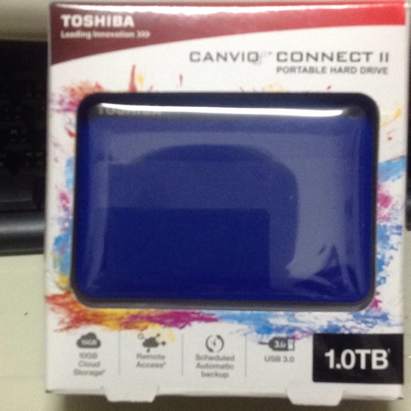 toshiba CANVIO Connect 2 1TB  外接式硬碟