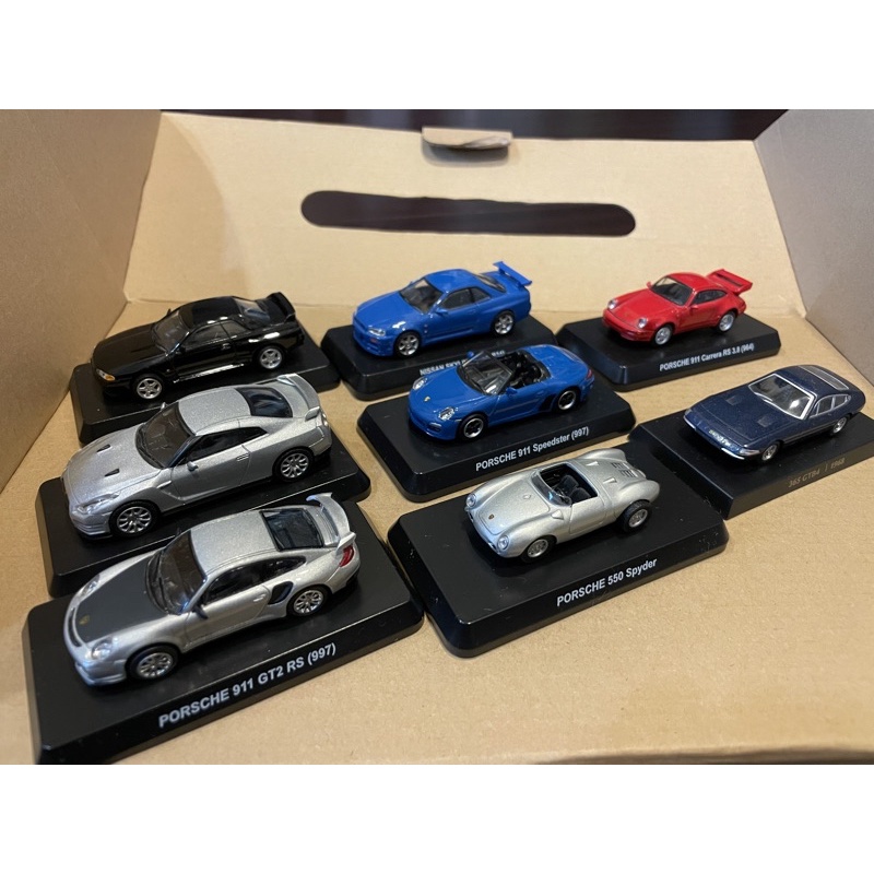 7-11 模型車 Porsche + Nissan (無盒）整組販售
