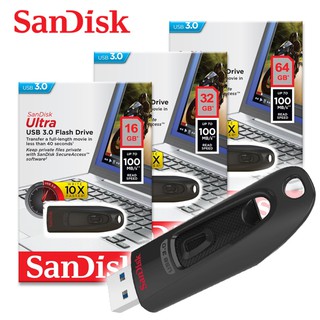 SANDISK Ultra CZ48 16G 32G 64G USB 3.0 隨身碟 高速 100MB/s
