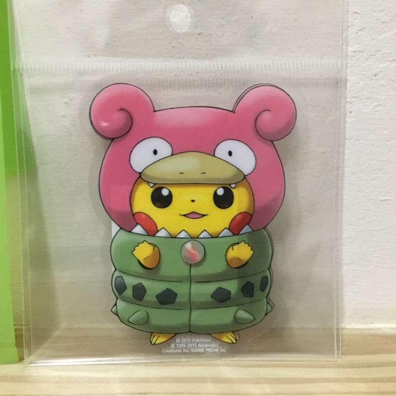 日本 神奇寶貝中心 Pokémon center 限定 皮卡丘假扮呆河馬 貼紙