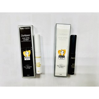 ☆MOMO小屋☆ 韓國 DARKNESS S 長效型假睫毛膠水 黑膠/白膠 5ML (透過韓國安全認證低過敏)