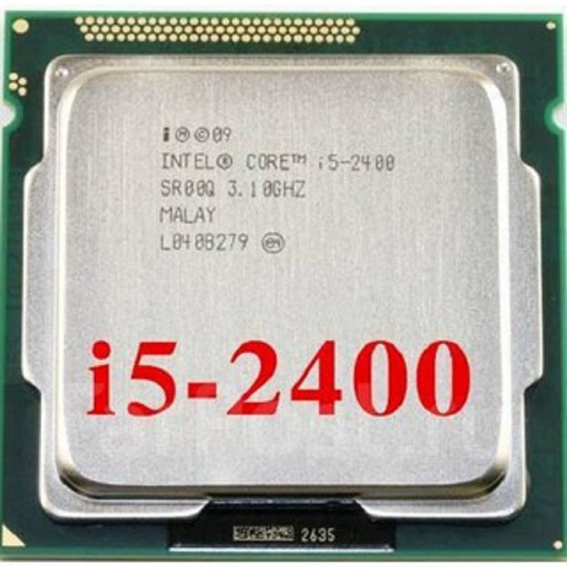 Intel Core i5 2400 CPU(3.40GHz,6M,4 核 4 線程)- 二手,無風扇