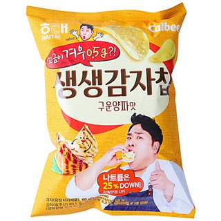 韓國海太生生洋芋片 昆布鹽味綠 炭烤洋蔥橘 蝦皮購物