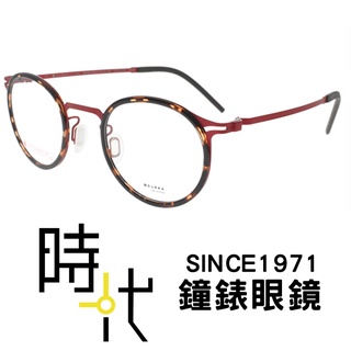 【VYCOZ】DR9003 RED-H 光學眼鏡鏡框 DURRA 9系列 薄鋼 圓框眼鏡 琥珀/紅 47mm 台南 時代
