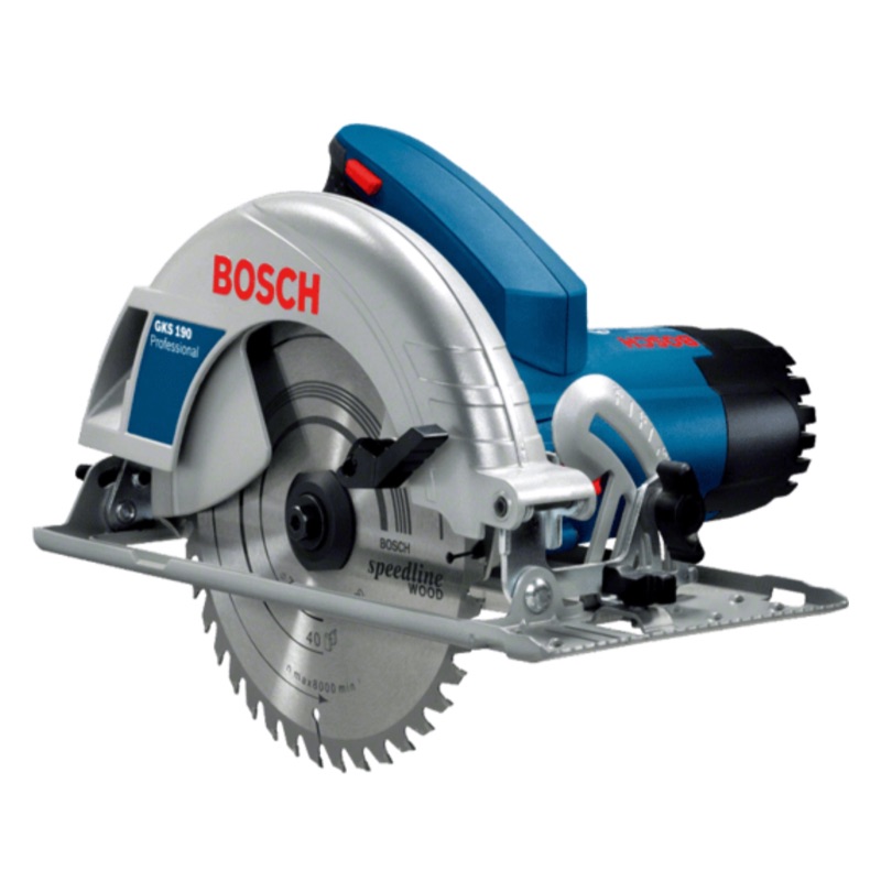 插電圓鋸機｜Bosch 博世 GKS 190 手提圓鋸機 (含稅/附發票) 全新公司貨