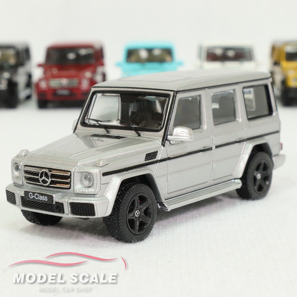 【模例】iScale 1/64 Mercedes-Benz G-Class W463 銀 共6色