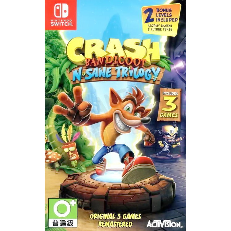 【二手遊戲】任天堂 SWITCH NS 袋狼大進擊 瘋狂三部曲 CRASH BANDICOOT 英文版【台中恐龍電玩】