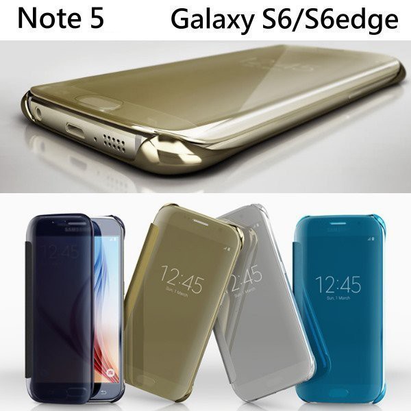 三星 鏡面 智能 透視感應 皮套 手機套 手機殼 note 5 note5  原廠 款 samsung