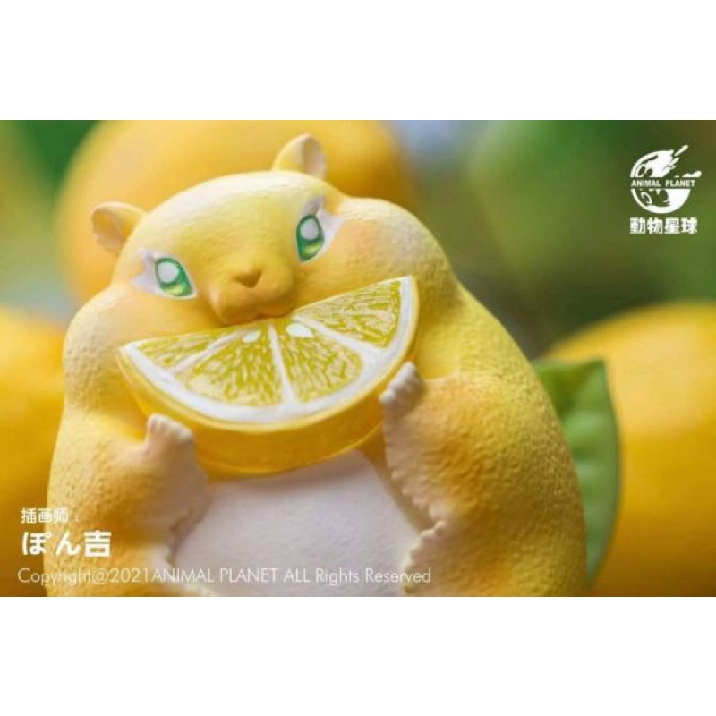 果物精靈檸檬鼠 動物星球xぽん吉正版授權