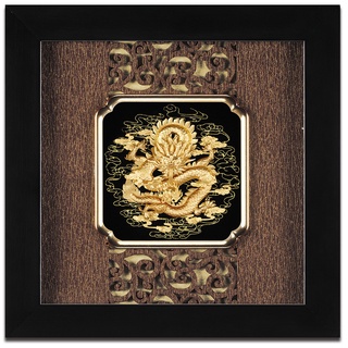 金箔畫禮品│祥龍獻瑞│同事升遷、長官升職、開市開業禮物│小雲採│送禮餽贈最佳選擇│專業工藝禮品製造供應商│鹿港窯禮品館