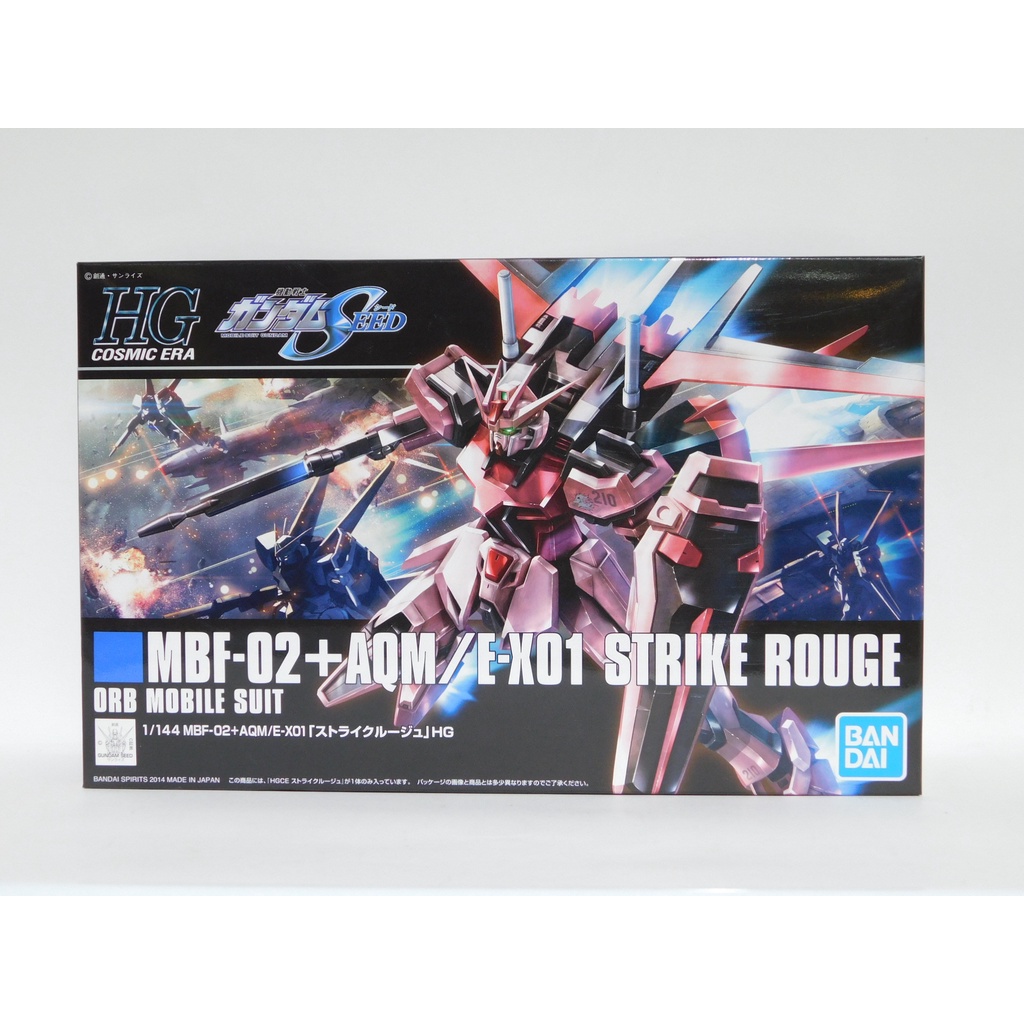 土城三隻米蟲 BANDAI 鋼彈模型 HGCE 1/144 STRIKE ROUGE 嫣紅攻擊鋼彈 176