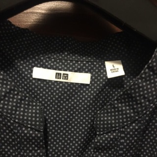 Uniqlo 水玉點點長版上衣 L號