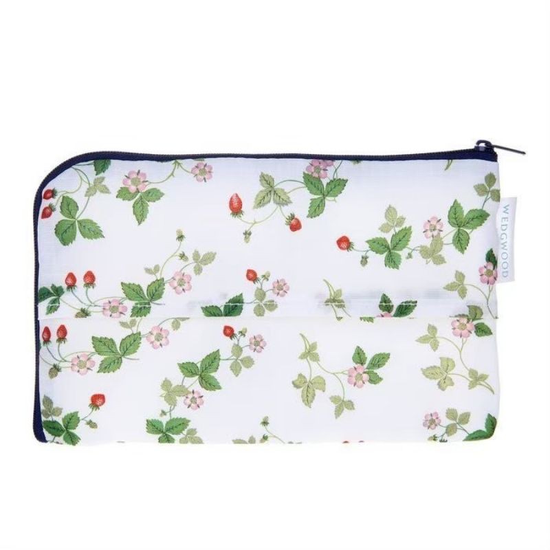 日本 骨瓷品牌 優雅 英國 小野莓 WEDGWOOD 收納袋 化妝包 小物包 面紙包 紙巾包