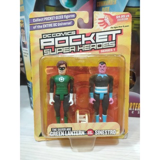 全新 DC Pocket Super Heroes 綠光戰警 vs 聖納託 吊卡