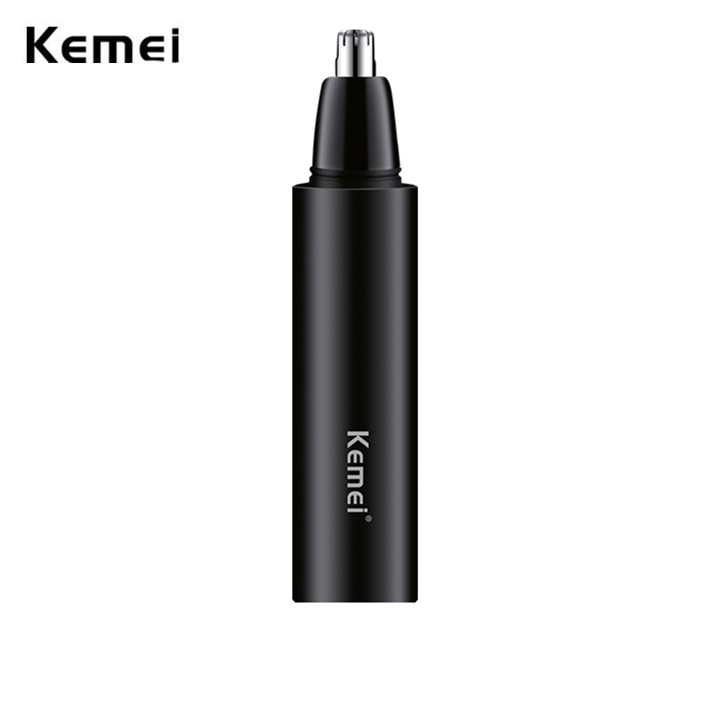 KEMEI 科美電動迷你鼻毛修剪器便攜式耳鼻理髮器電推剪防水安全清除清潔劑防水可充電