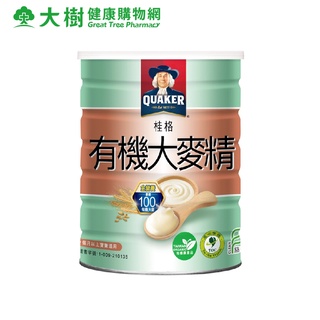 QUAKER 桂格 有機大麥精 500g/罐 大樹