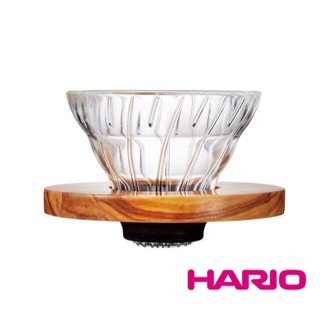 我的咖啡時光 HARIO V60 橄欖木 VDG-01-OV VDG-02-OV 錐型玻璃濾杯 日本製 實木高質感