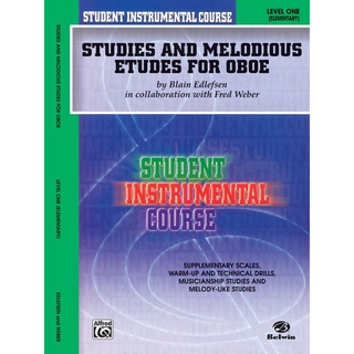 【599免運費】SIC：Studies and Melodious Etudes for Oboe, Level 1
