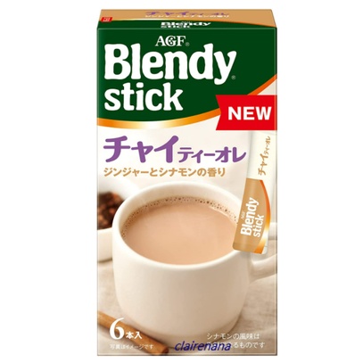 *現貨*Na日本代購 AGF Blendy 印度奶茶 歐蕾 印度拉茶 6入 薑汁 肉桂
