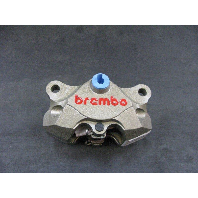 DIY本舖 BREMBO CNC 古銅 古銅色 硬陽色 硬陽 灰底紅字 大螃蟹 對二 活塞34 孔距 84mm