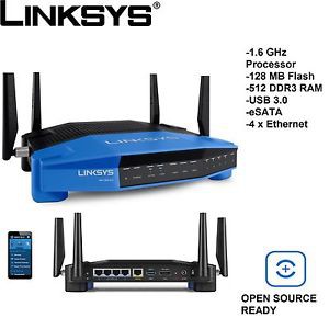 原廠思科 Cisco Linksys WRT1900AC V2 雙頻 Gigabit WiFi無線IP分享器 路由器