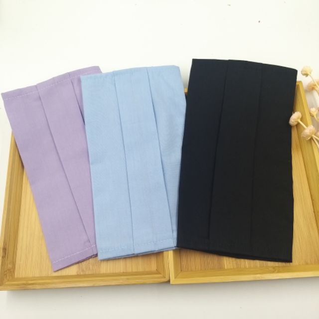 一組3入裝色 可單獨買 手工縫製 口罩套 大人規格 棉布 台灣布  3色可替換
