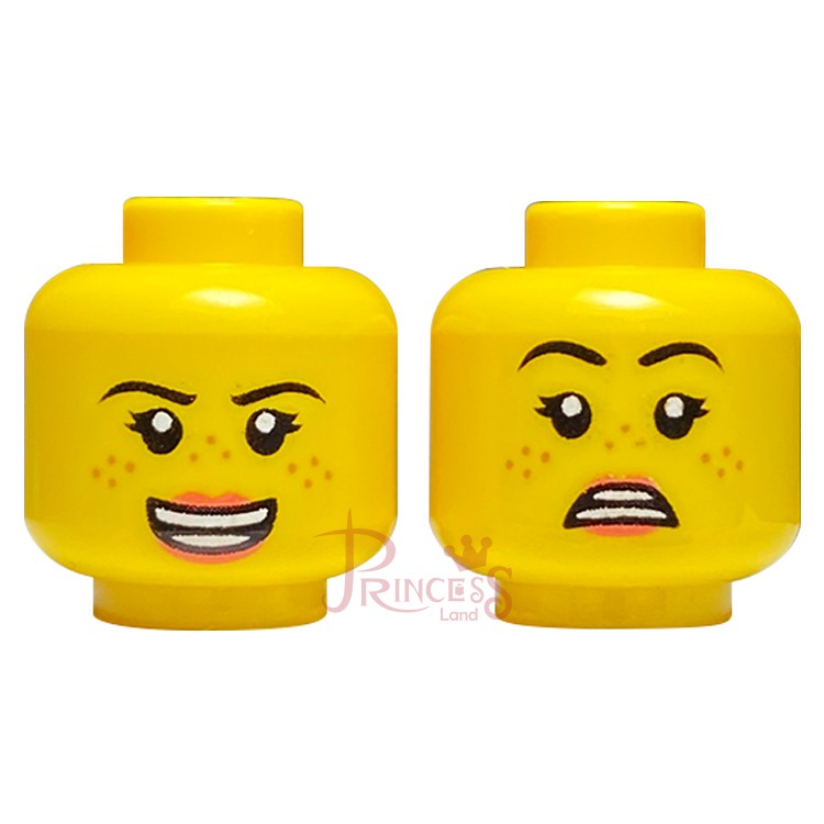 公主樂糕殿 LEGO 70423 70425 幽靈秘境 頭 女生 雙表情 黃色 3626cpb2484 A257