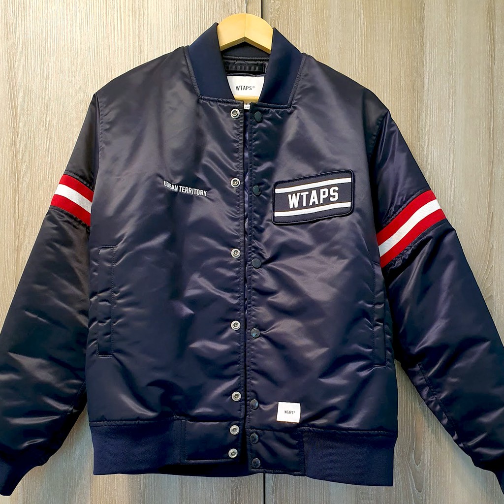 wtaps team jacket black M | www.jarussi.com.br