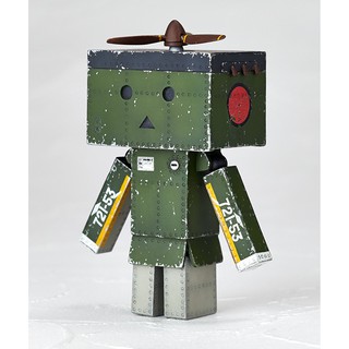 海洋堂 日版 山口式可動 輪轉 紙箱人 阿楞 零戰52型版 阿愣 danboard 可動 四葉妹妹 零式 戰鬥機 療癒