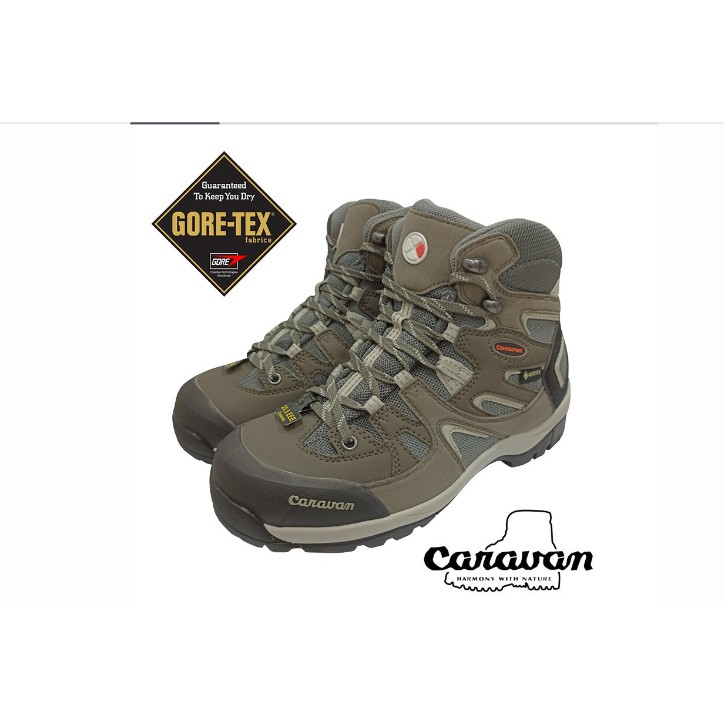 日本caravan 中性c6 02w 高筒gore Tex登山健行鞋 470 堅果褐 0010603 C 登山鞋 蝦皮購物