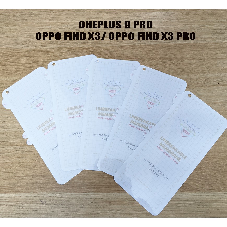 粘貼防刮 PPF 屏幕 Oneplus 9 Pro - Oppo Find X3 Oppo - Find X3 Pro