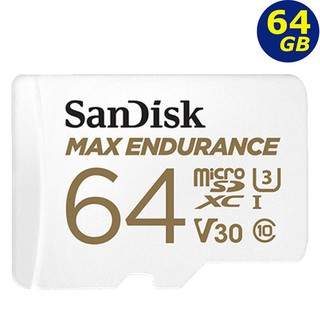 SanDisk 64GB 64G microSDXC【Max Endurance】V30 U3 4K C10 行車紀錄