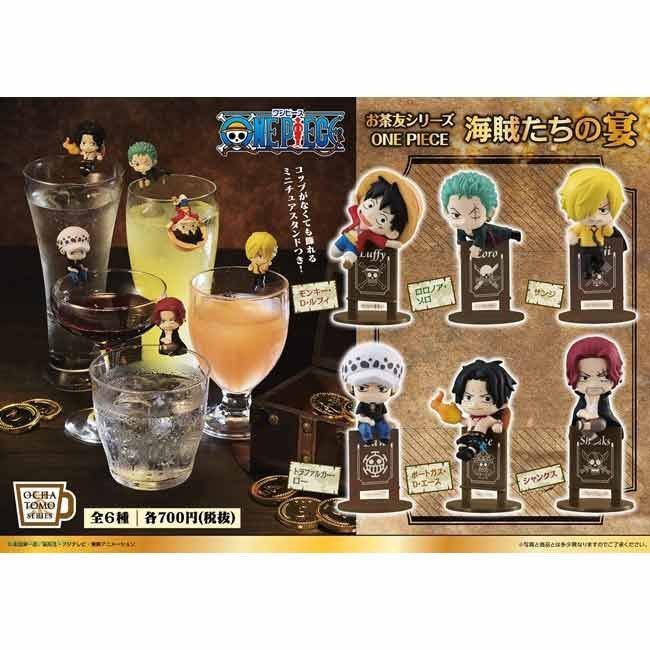 日本正版 航海王 杯緣子 海賊們的宴會 茶友系列 海賊王 ONE PIECE MegaHouse 索隆 羅 合售