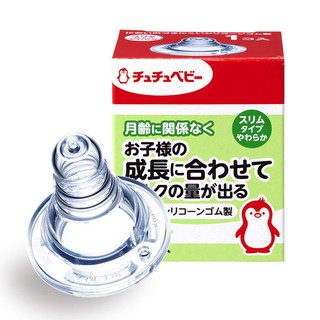 CHUCHU啾啾-母乳實感標準口徑奶嘴1入【日本製】CHU99313