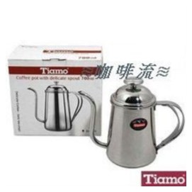 ≋咖啡流≋ Tiamo 細口壺 手沖壺 新款焊接方式 0.7L + 矽膠溫度計