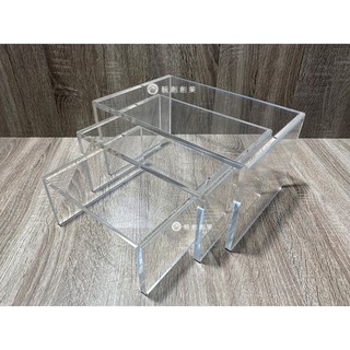壓克力ㄇ架 ㄇ型架 階梯架 透明架【厚1cm】