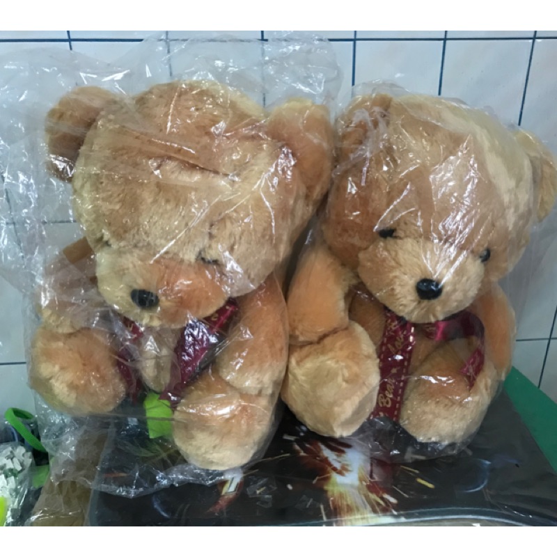整圖出售 2只巨無霸 娃娃機 泰迪熊 18英吋 （金證 228 889公仔 258