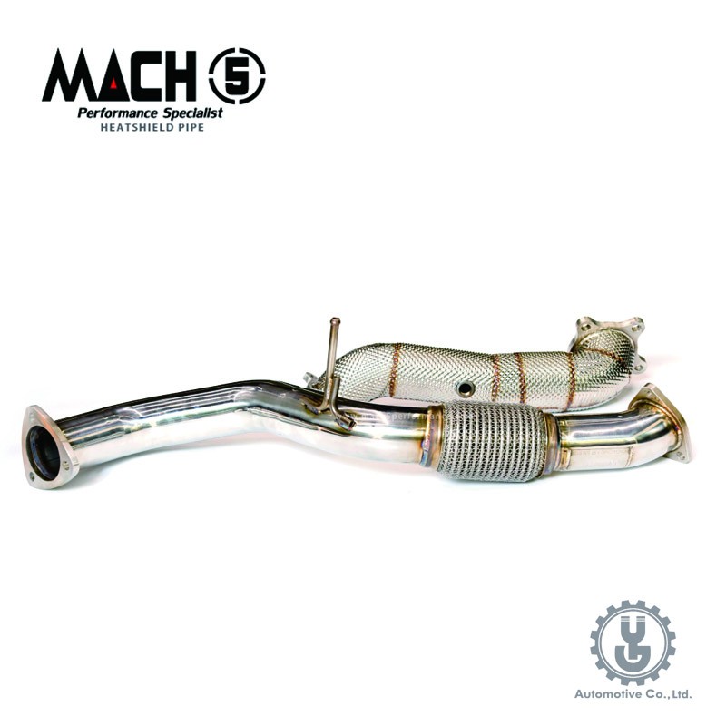 MACH5 高流量帶三元催化頭段 當派 排氣管 HONDA CIVIC 1.5T 底盤系統【YGAUTO】