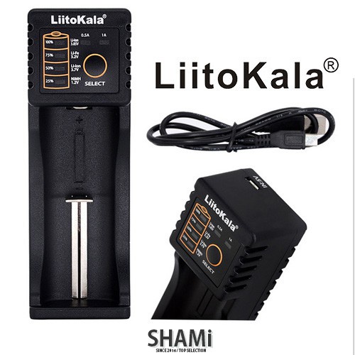3小C LiitoKala 18650鋰電池充電器 多功能 單槽 雙槽 四槽電池充電器 LED燈電量顯示電池充電座